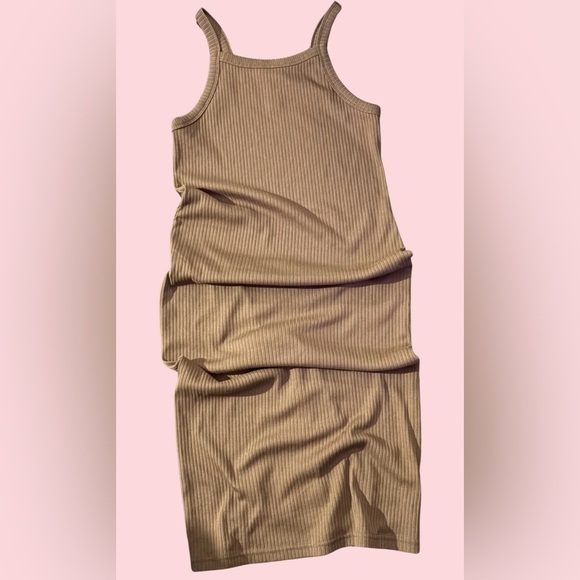 GAP Tan Ribbed Maxi Dress - Picture 1 of 4
